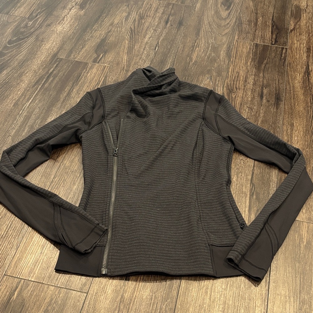 Lululemon Asymmetrical Zip Jacket with Funnel Neck